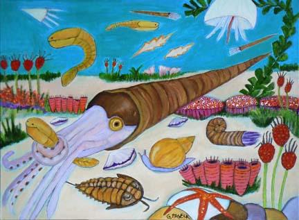 Ordovician depiction - artwork