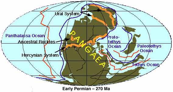 Early Permian - 270 Ma